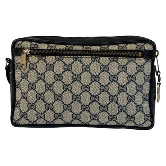 Gucci GG Supreme Canvas/Leather Sheline Clutch Bag 502419 - Picture 2 of 6